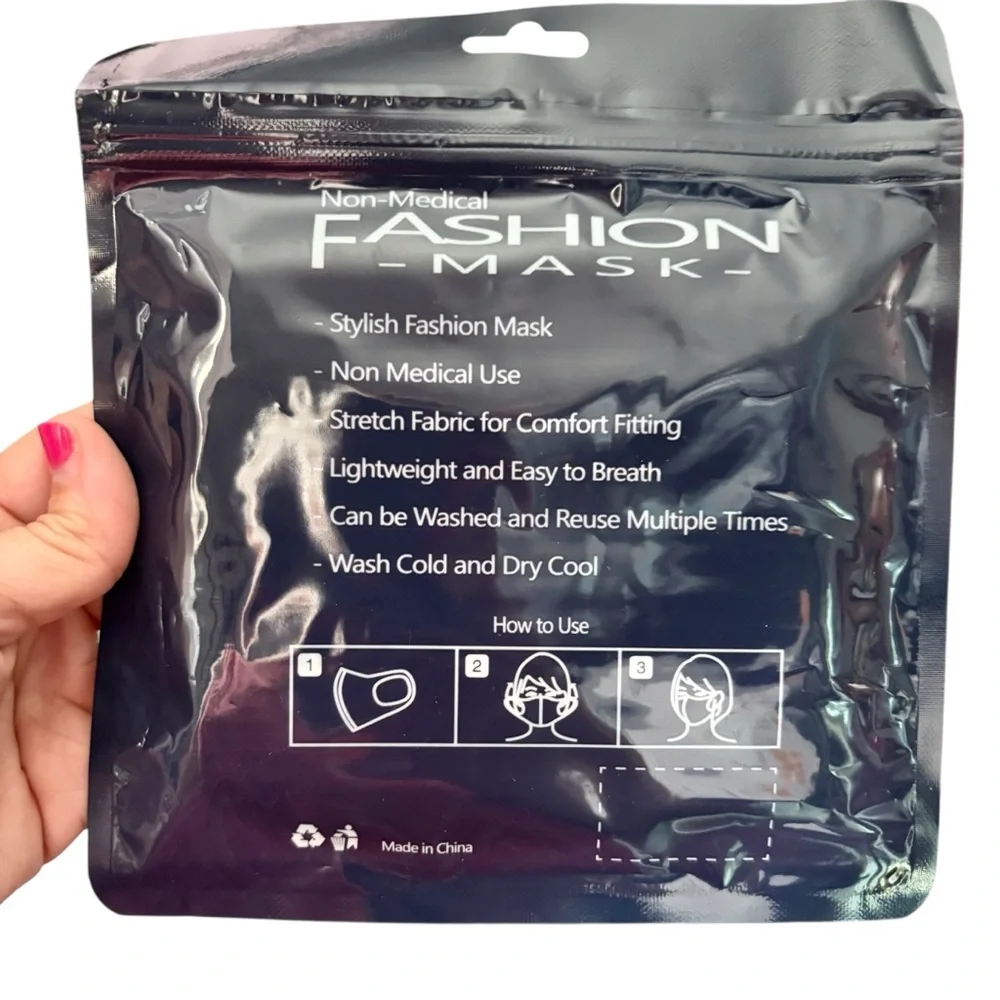 Minky Accessories NWT set of 7 fashion face masks